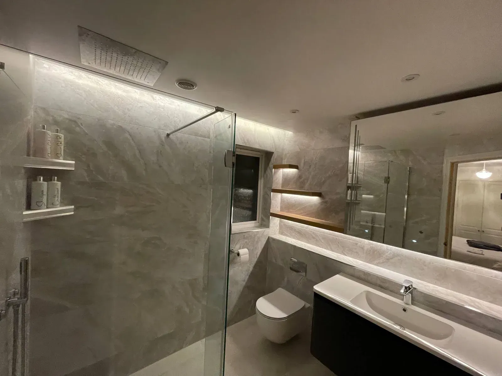 Lighting and power in a completed domestic room in Wellingborough
